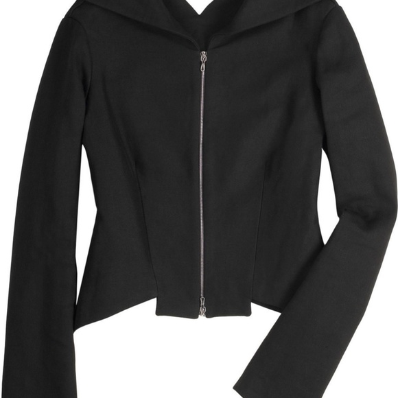 Roland Mouret French Designer Black Helix Jacket - Picture 1 of 7